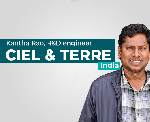[C&T PEOPLE] R&D Engineer at Ciel & Terre India | Kantha Rao