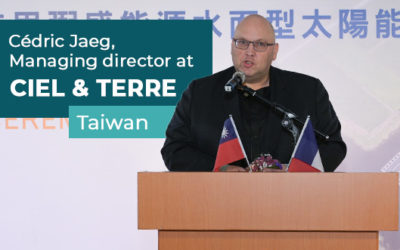 Let us introduce Cedric Jaeg, Managing Director at Ciel & Terre Taiwan