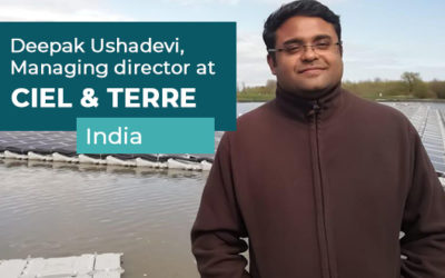 Let us introduce Deepak Ushadevi, Managing Director at Ciel & Terre India