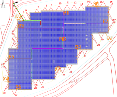 Anchoring design FPV plant