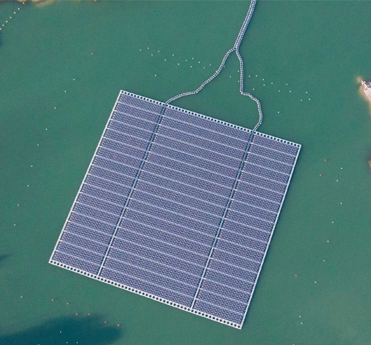 Leimersheim - Floating solar project Germany, Europe