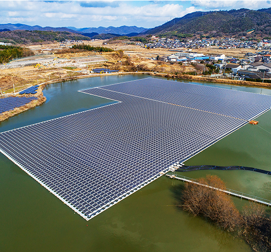 Iwano Ike floating PV plant in Japan
