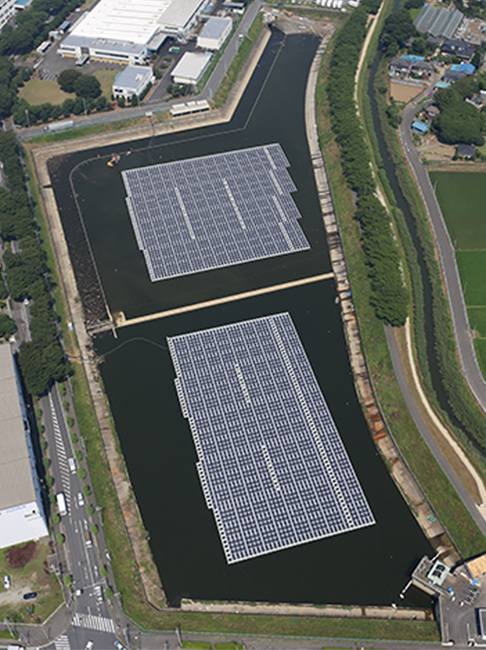 ilots blandin floating solar projects France