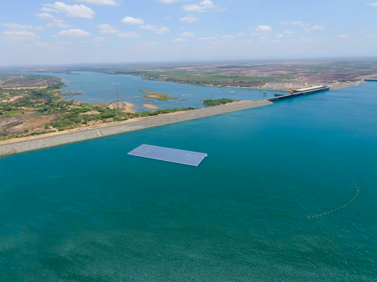 Sobradinho floating PV plant in Brasil