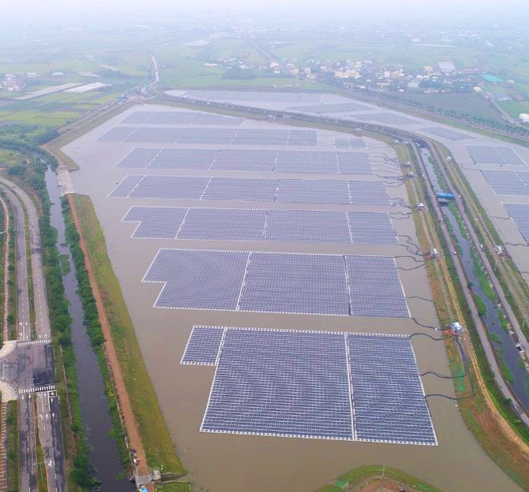 Wanxing - Floating solar project Taiwan