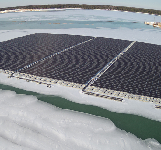 Clayton Sand - Floating solar project USA
