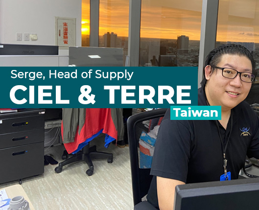 [C&T PEOPLE] Head of Supply at Ciel & Terre Taiwan | Serge