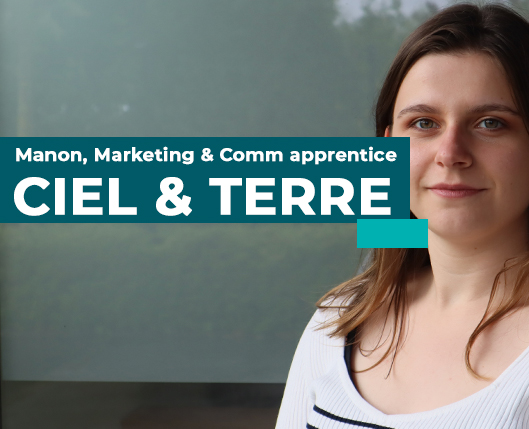 Manon, apprentice in Marketing and Communication