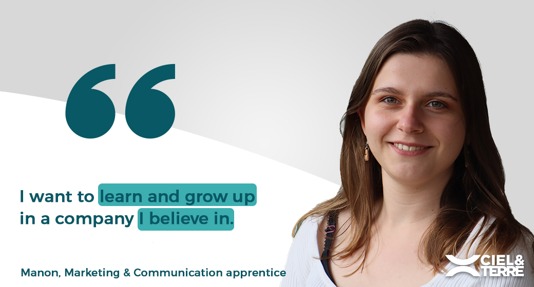 Manon marketing communication apprenticeship testimony