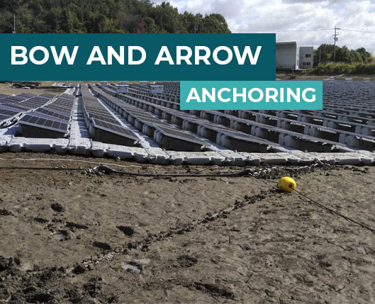 Bow and Arrow, the anchoring system bringing more elasticity in the mooring lines