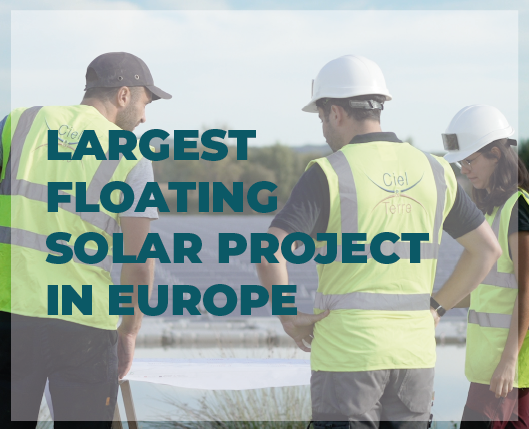 QENERGY and Ciel & Terre: construction of Europe’s largest floating solar farm