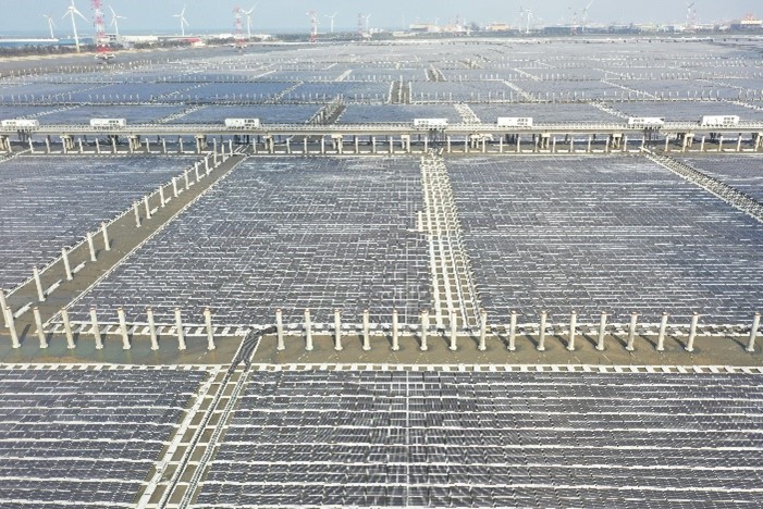 Ciel et Terre floating solar plant Saint-Savin France