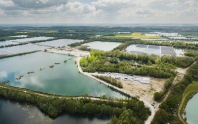 Ciel & Terre EMEA continues to install the Ilots Blandin project the European largest floating solar project