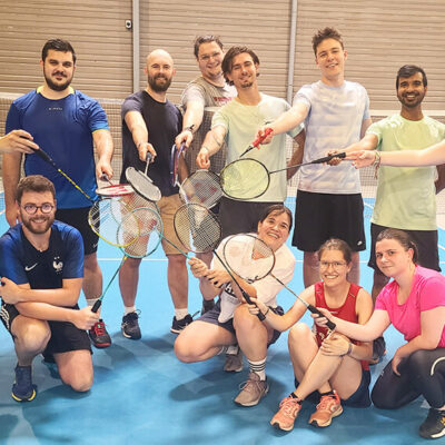 Ciel&Terre France team building badminton