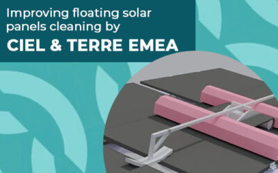 Ciel & Terre EMEA develops solutions for efficient cleaning of floating solar panels