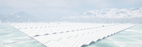 The challenge of winter for floating solar panels : our solutions for year-round performance