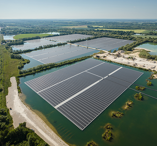 ilots blandin floating solar projects France