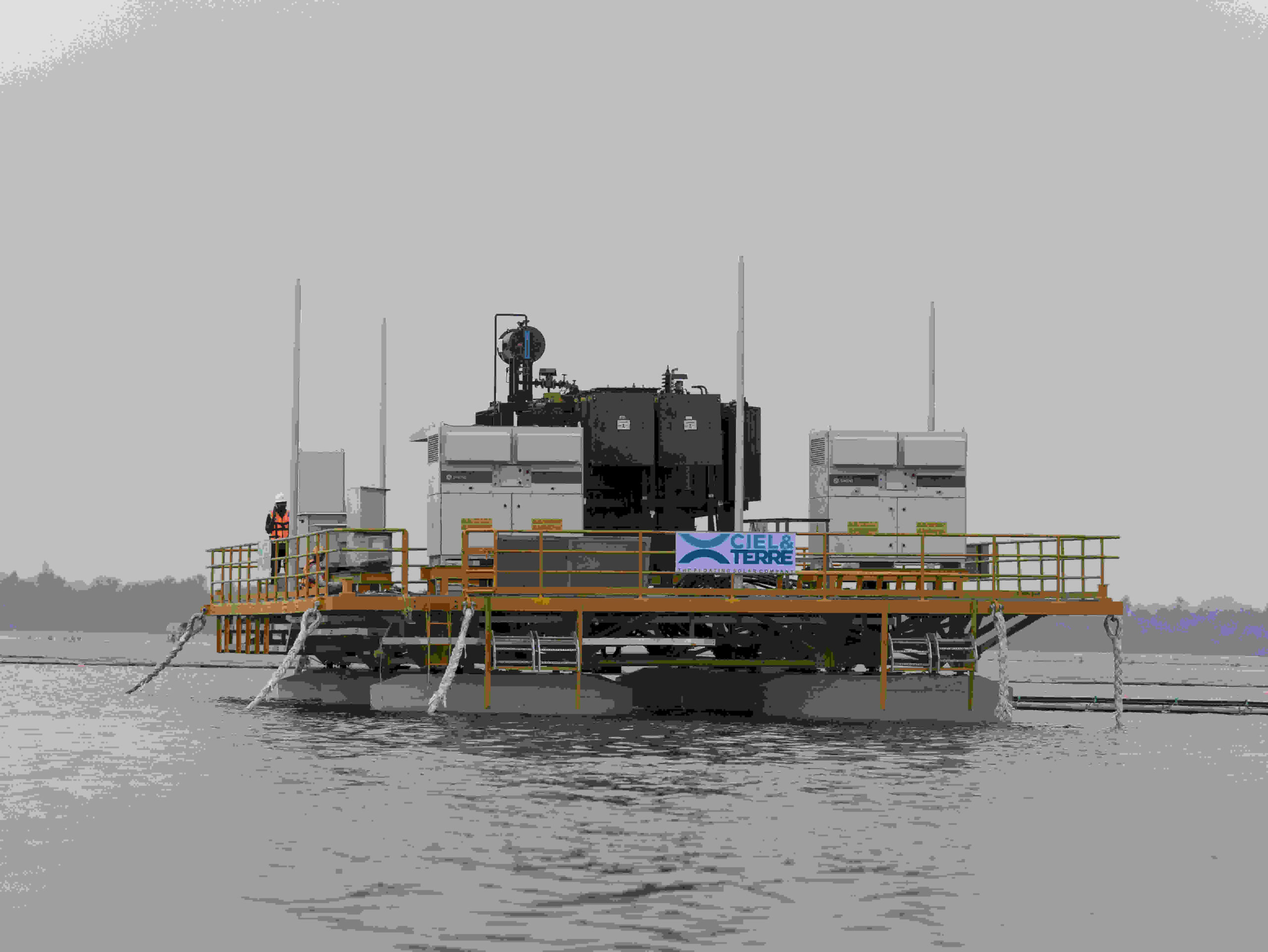 Leutenheim floating solar plant, France - Ciel & Terre for Générale du Solaire