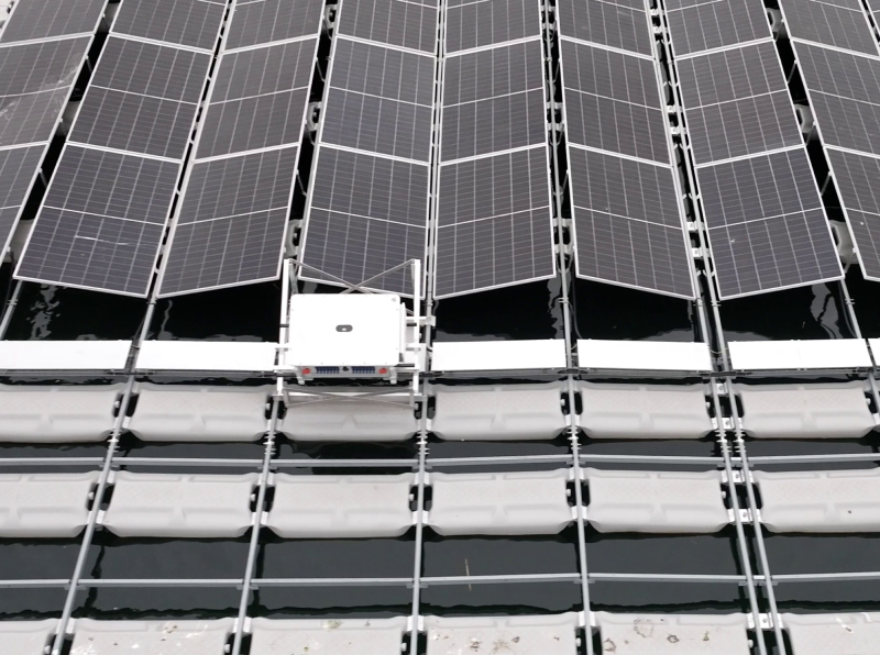 WattRack floating solar electrical design Ciel et Terre