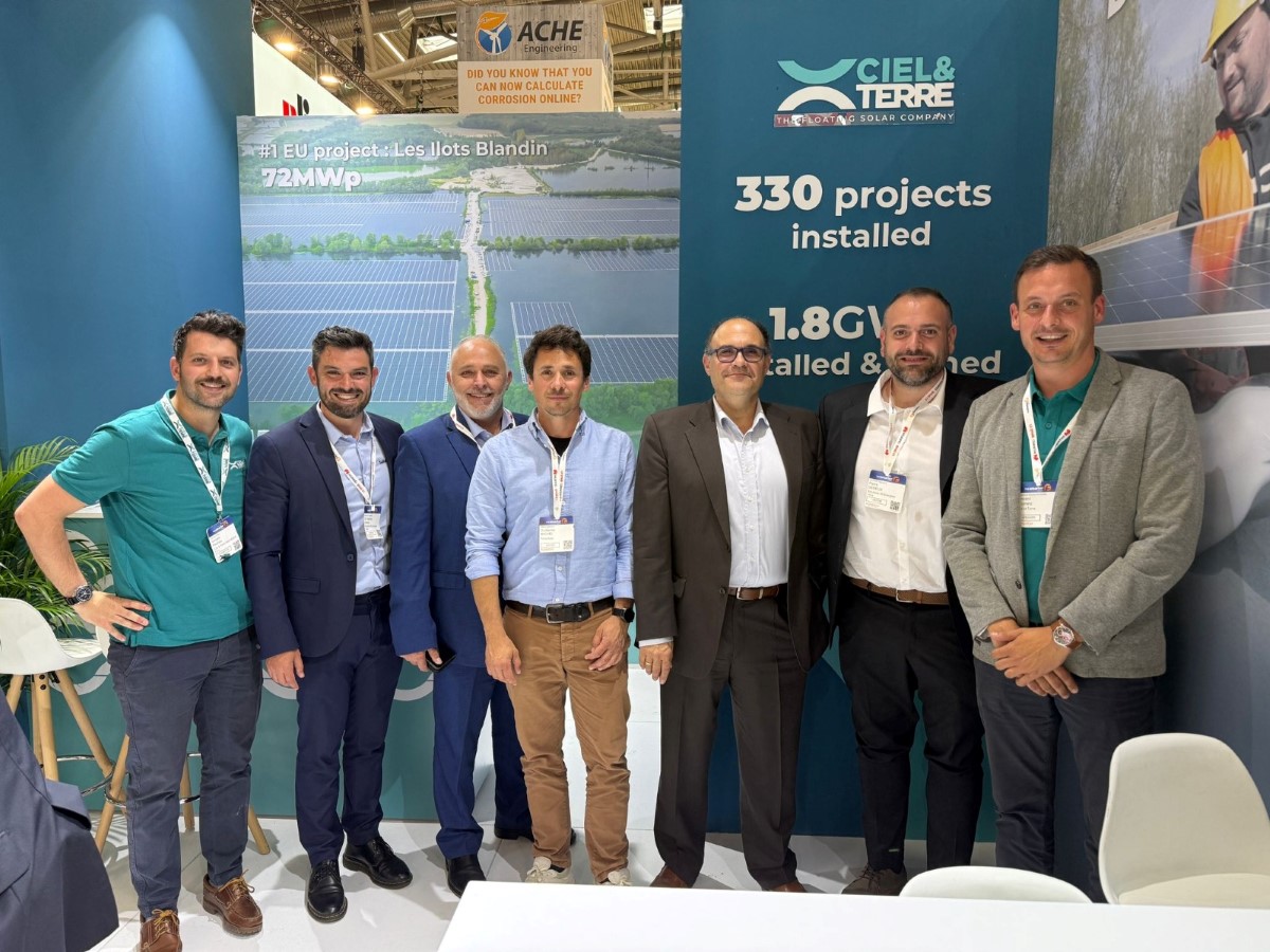 Ilots Blandin floating solar project Ciel & Terre